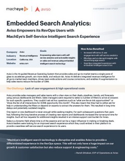 Aviso Embedded Analytics Case Study