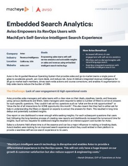 Case Study: Aviso Empowers RevOps Users with Self-Service Search Experience